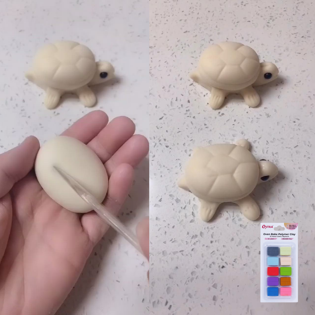 10 Color Polymer Oven Bake Clay Pastel Colors