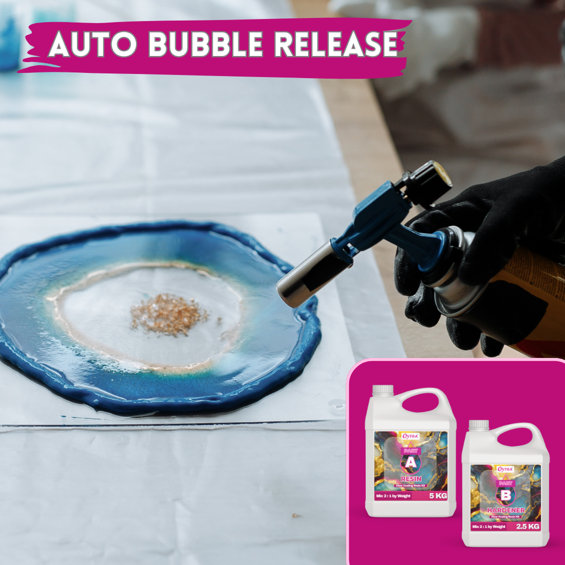 7.5 Kgs Resin Art Kit with Hardener 2:1 Ratio