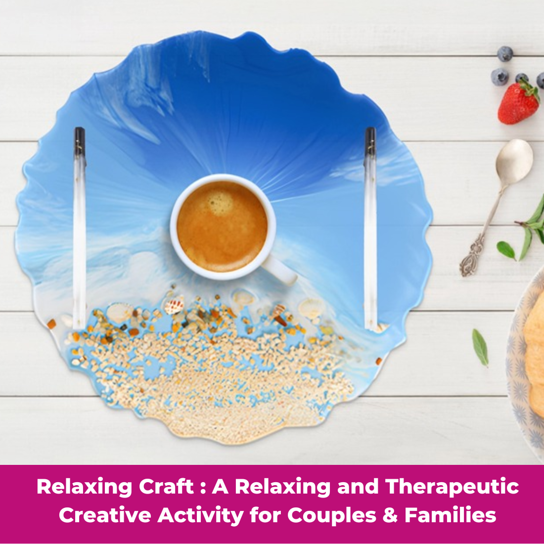 Resin Art Kit - Coaster Making (RESINKIT-32A8)