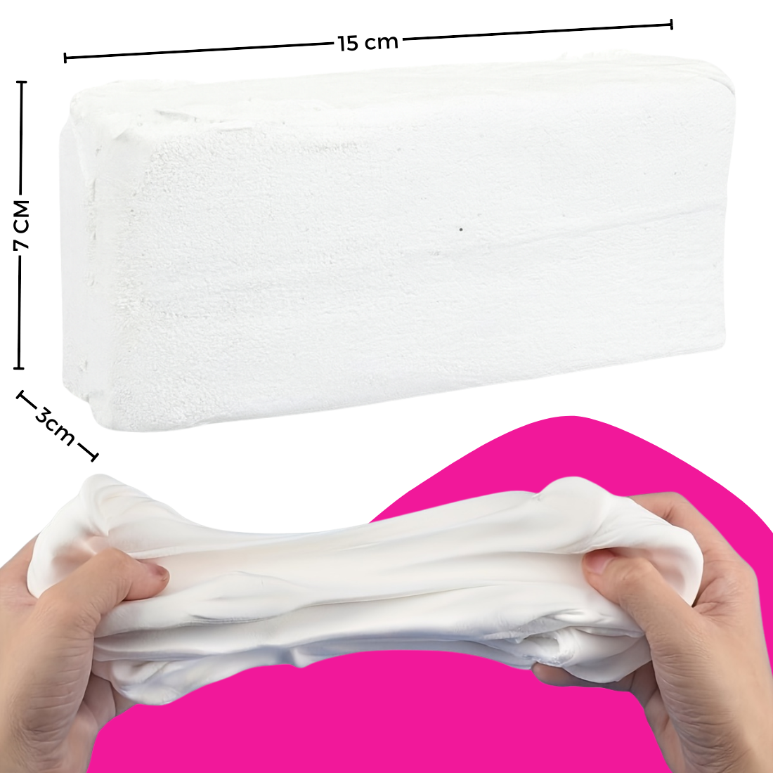 Air Dry Clay White 500 Grams
