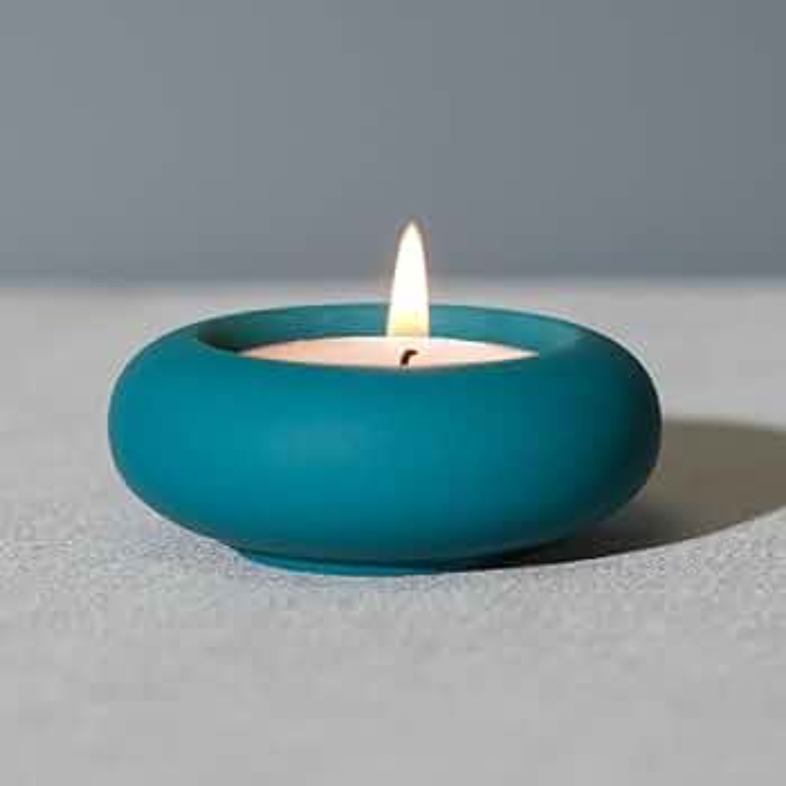 DIY Round Tealight Candle Holder Resin Mould