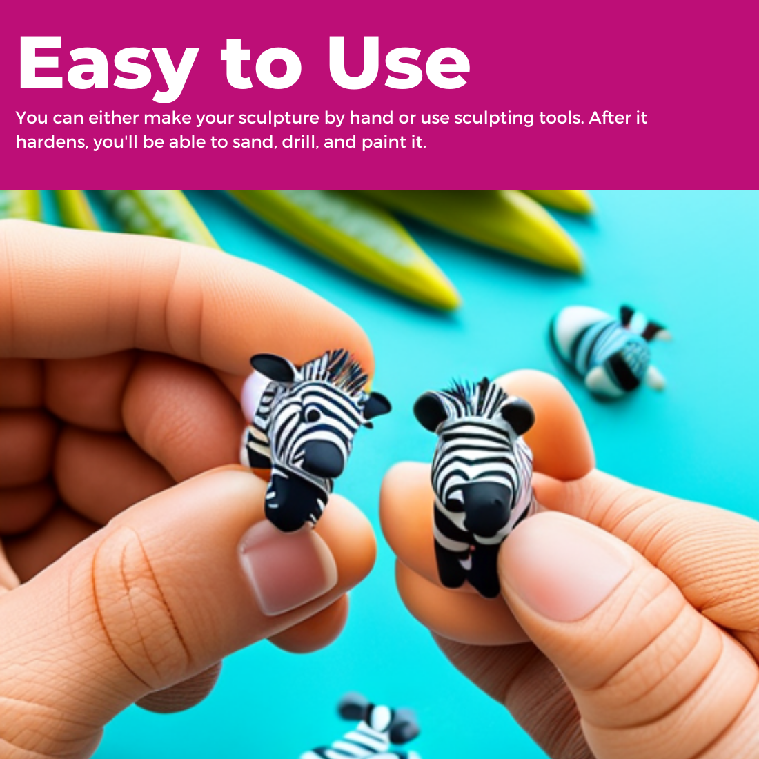 250 Grams Pure White Polymer Oven Bake Clay SIGNATURE Series