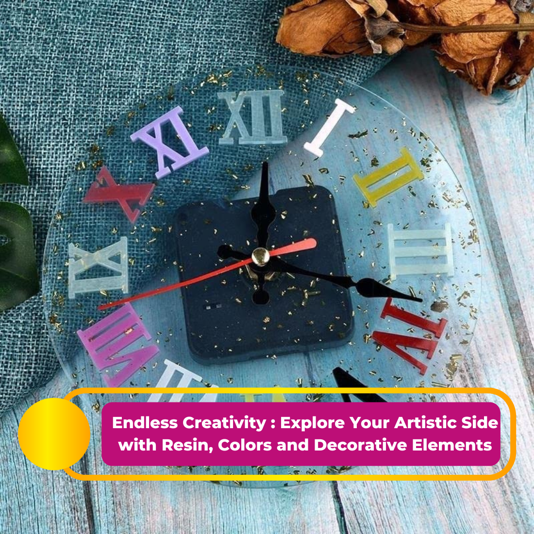 Resin Art Kit Combo - Clock Making Tool (RESINKIT-24)