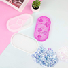 3D Silicone Resin Mould Oval Tray