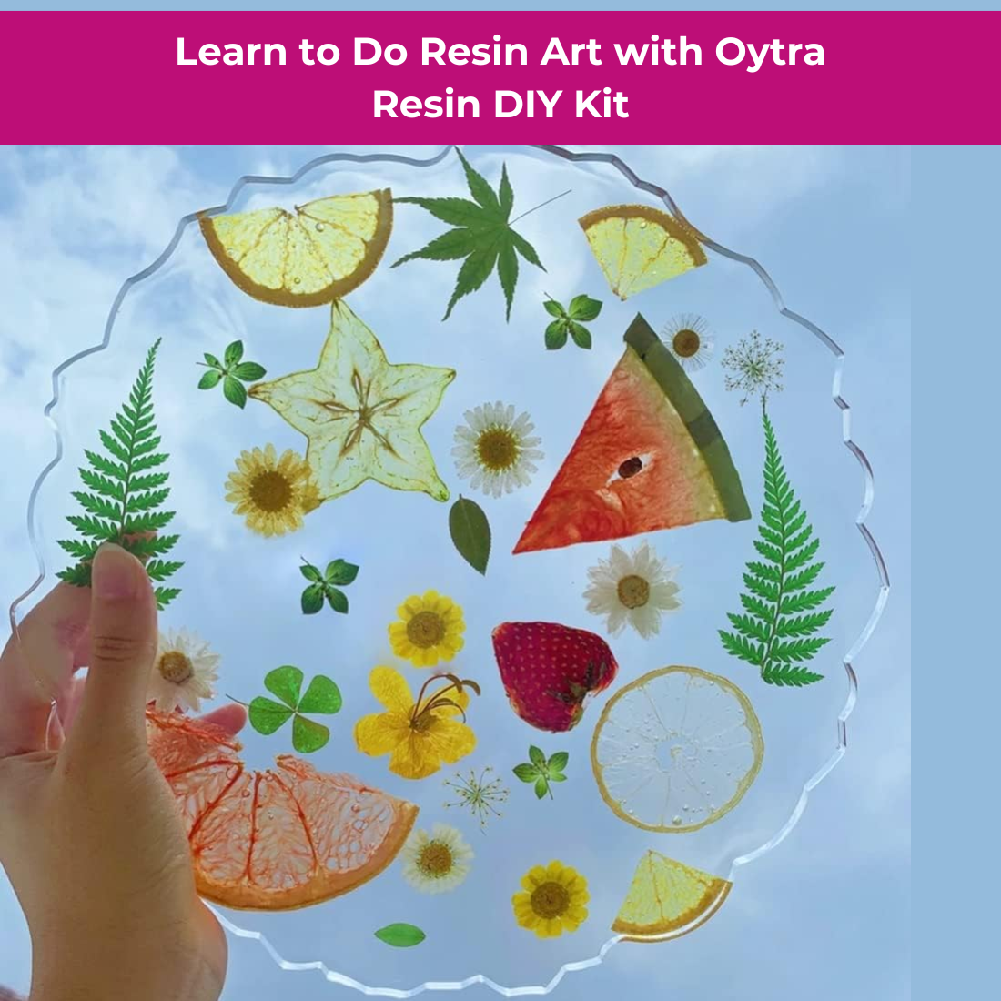 Resin Art Kit - Coaster Making (RESINKIT-32A8)