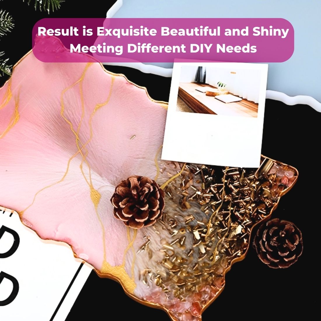 Big Serving Tray Mold for Resin Art