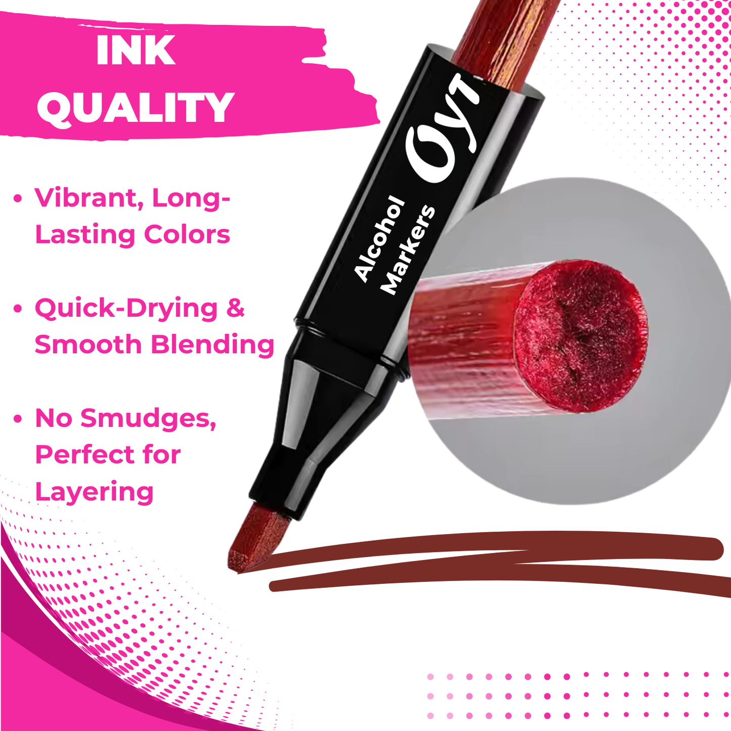 Alcohol Markers 36 Shades & A5 Size Drawing Pad