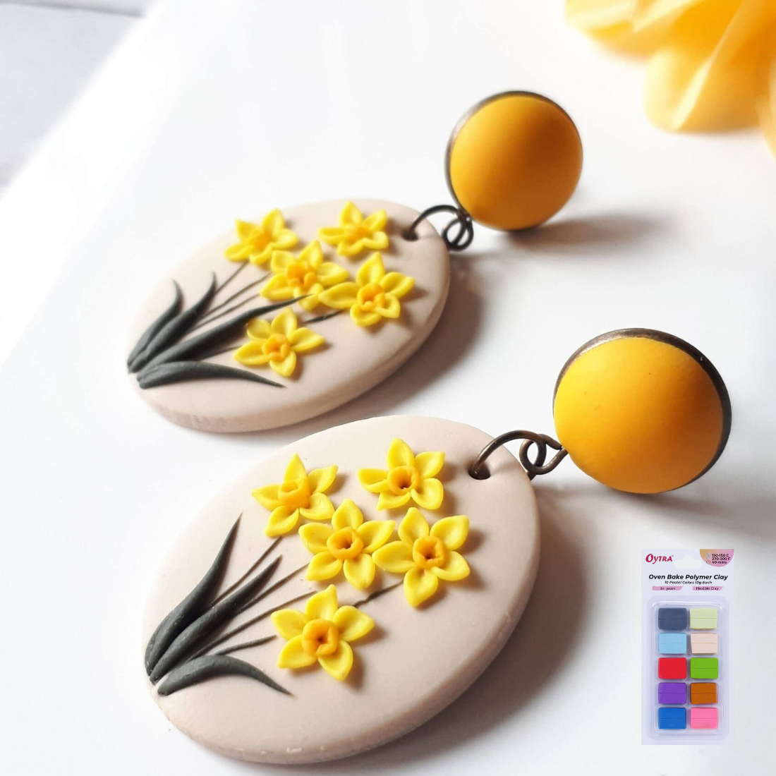 10 Color Polymer Oven Bake Clay Pastel Colors