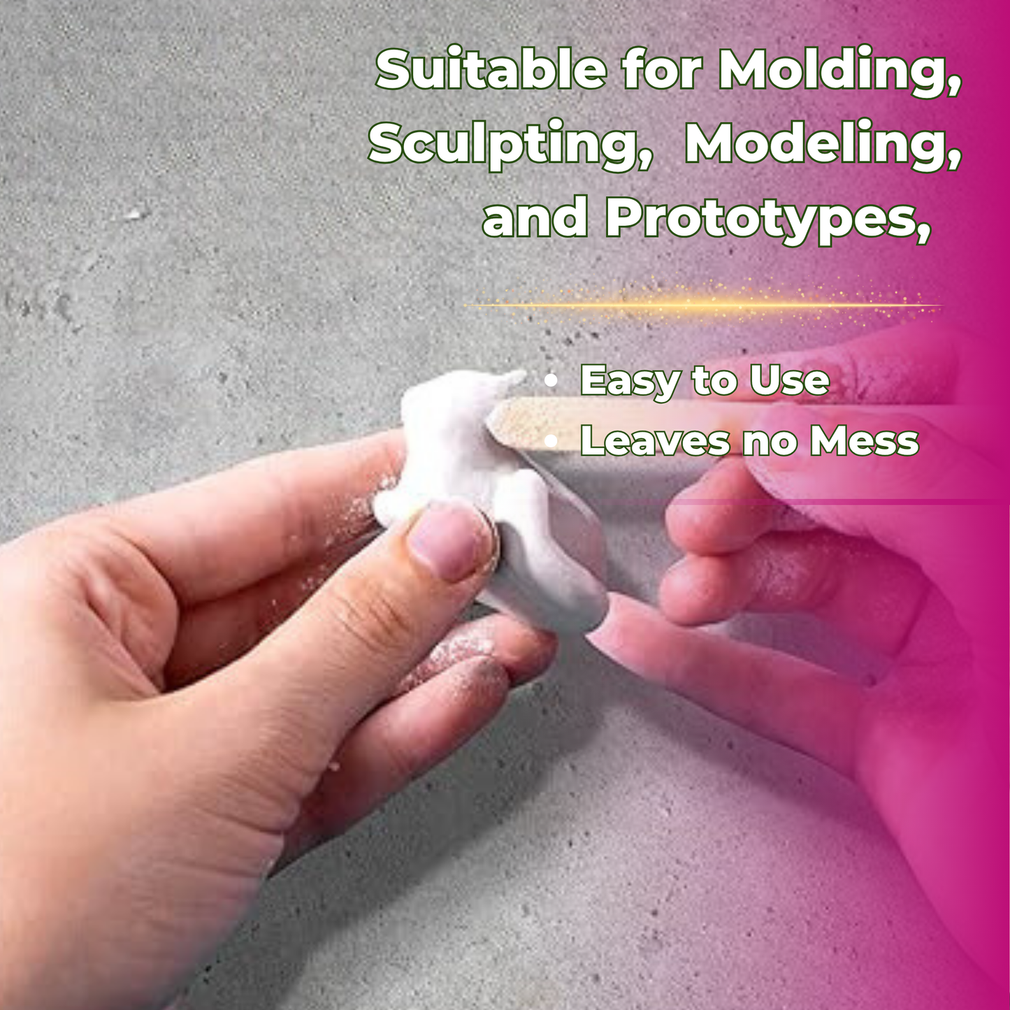 250 Grams White Air Dry Clay