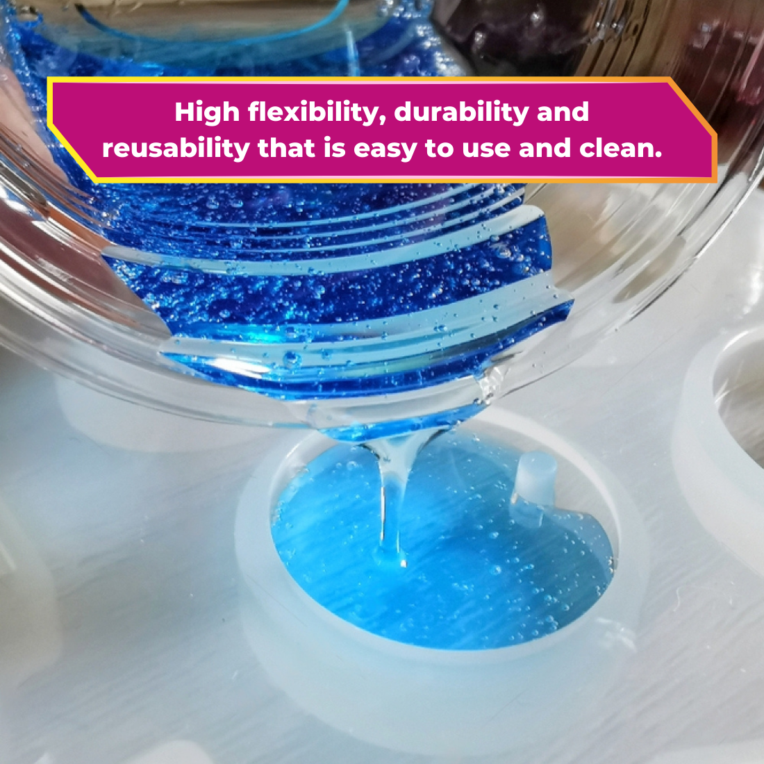 Resin Art Keychain Making Kit