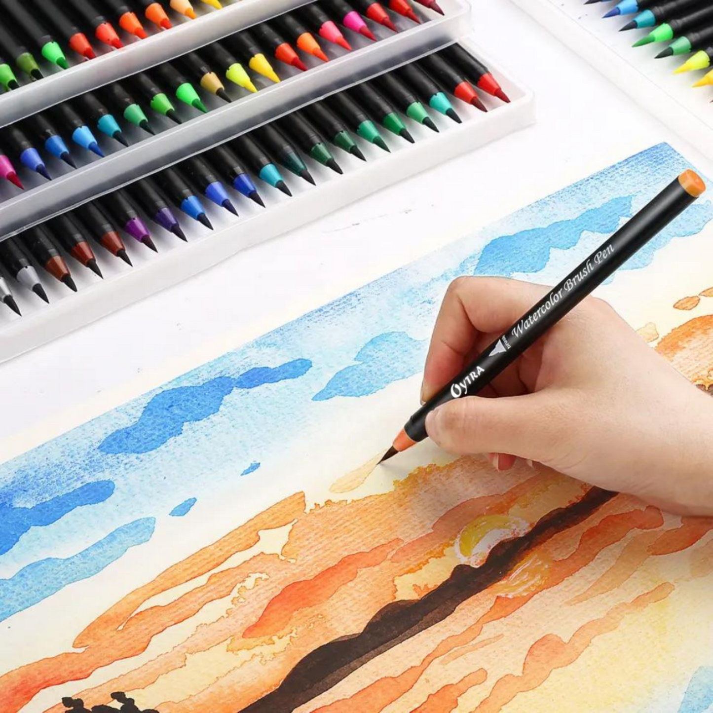 Brush Pen Set 20 Colors Painting Sketch Pens
