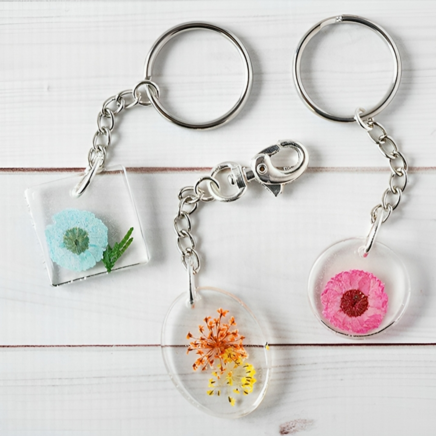Resin Art Pendant Keychain Making Kit