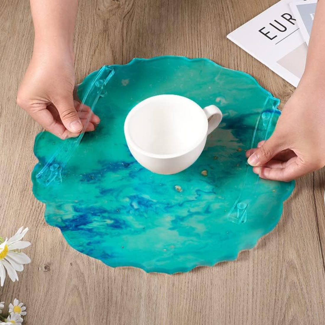 Resin Art Kit - Coaster Making (RESINKIT-32A8)
