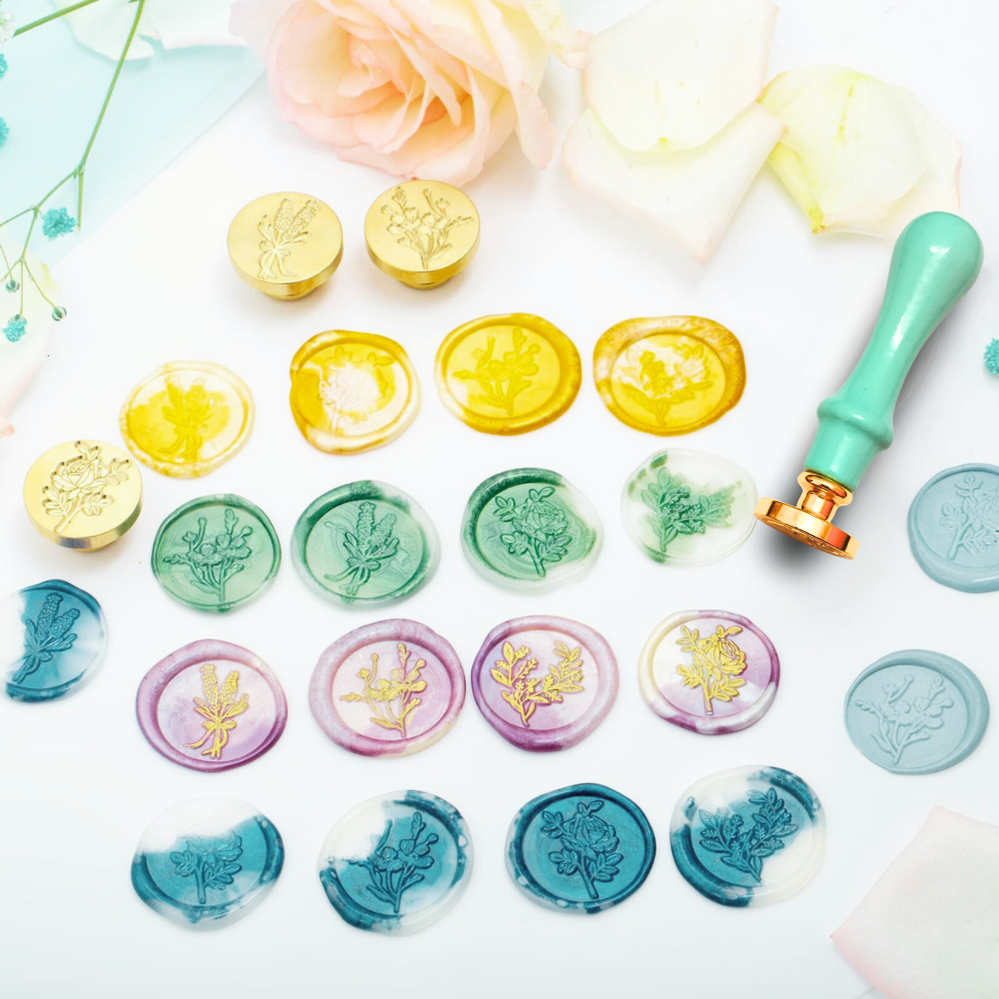 Oytra Wax sealing kit for Sealing Envelopes, Postcard Decoration Art