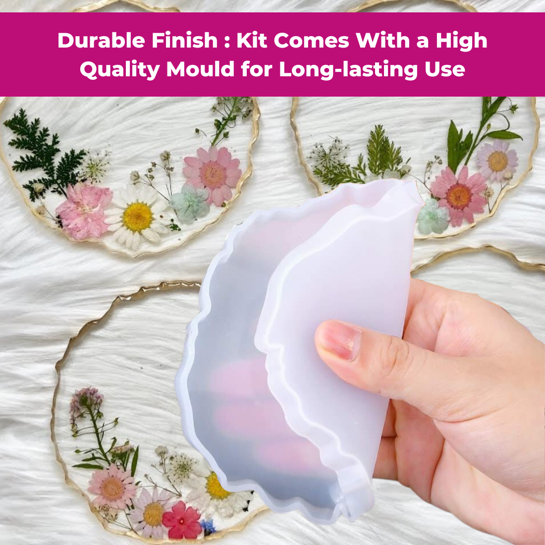 Resin Art Coaster Making Kit