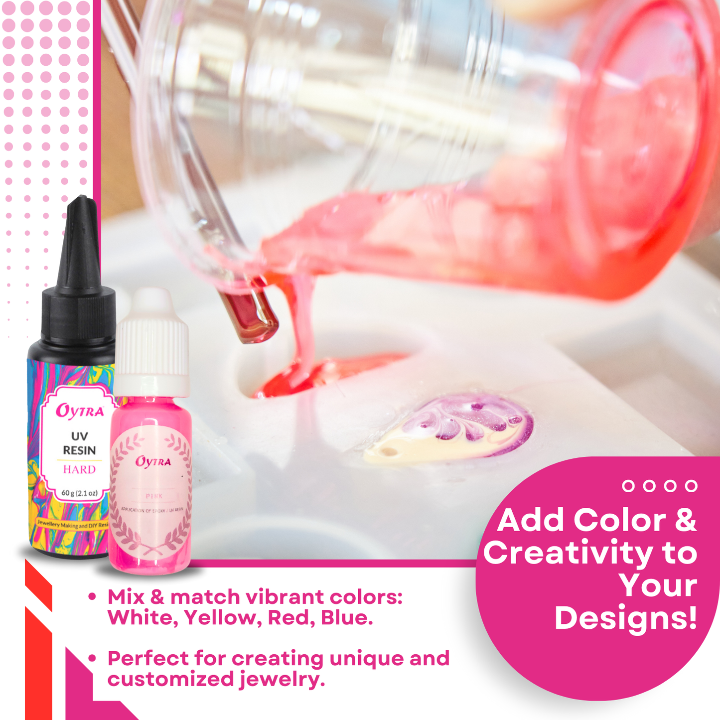 UV Resin DIY Jewelry Earring Making Kit 60g