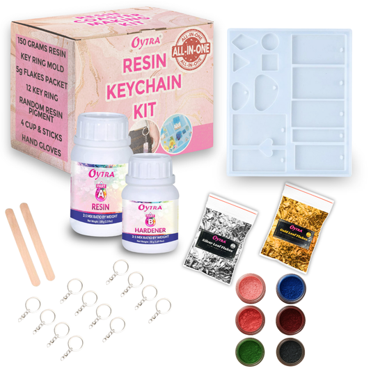 Resin Art Keychain Making Kit