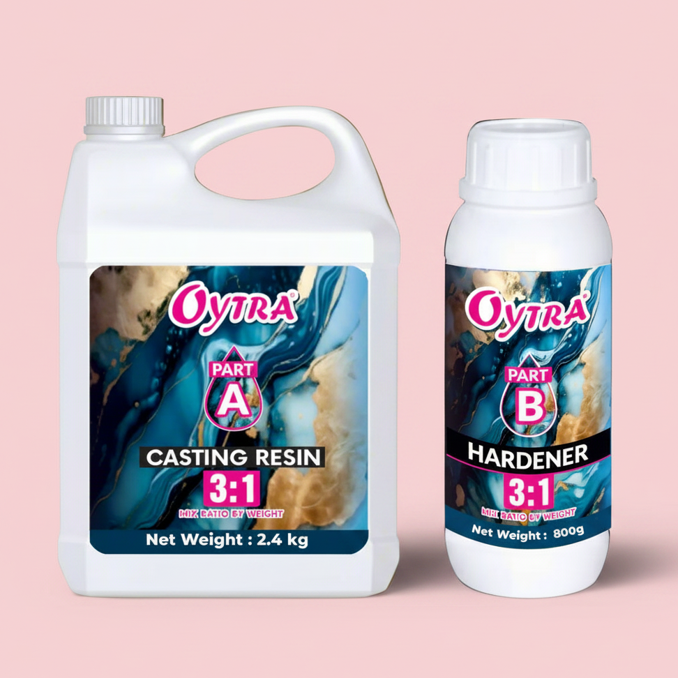 3:1 Casting Art Resin Liquid 3.2 Kg - Oytra
