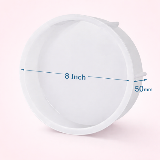 Premium Round 8” Wedding Resin Silcone Mould