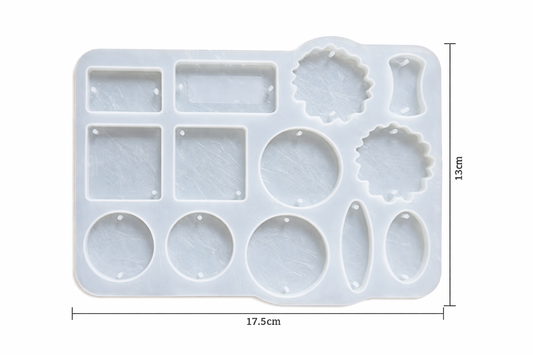 13 Cavity Silicone Rakhi Mould for Resin Art