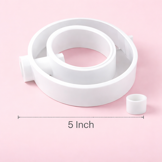 5 Inch Round Planter Mould with Tube