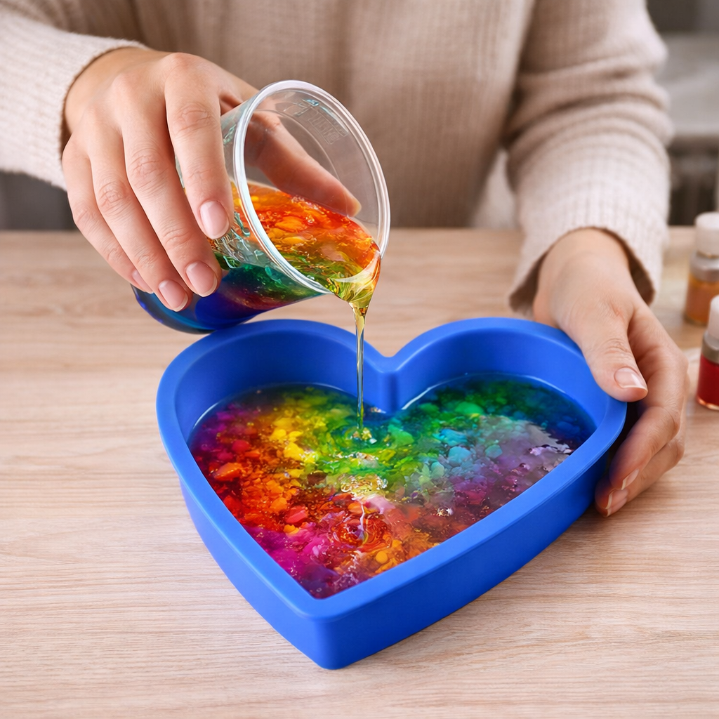 Resin Silicone Mould Heart 5 Inch - image 3