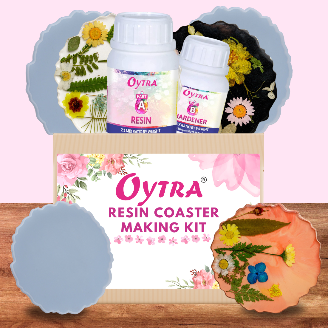 Resin Agate Coaster Making Kit