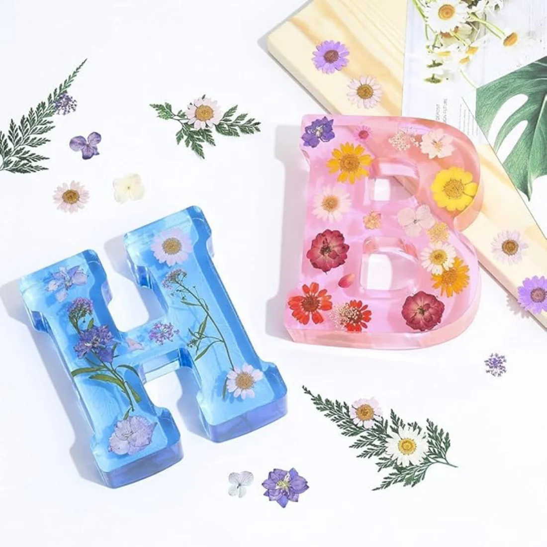 26 Piece 6-Inch Alphabet & Symbol Resin Mould Set