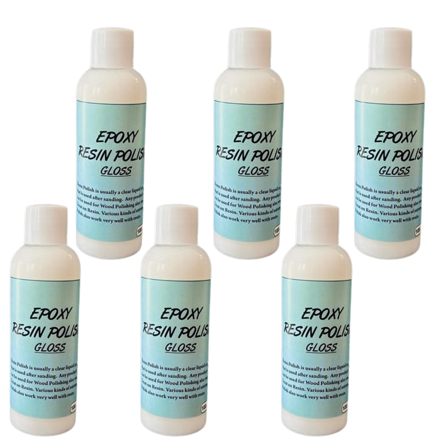 Epoxy Resin Gloss Polish (Pack of 6)