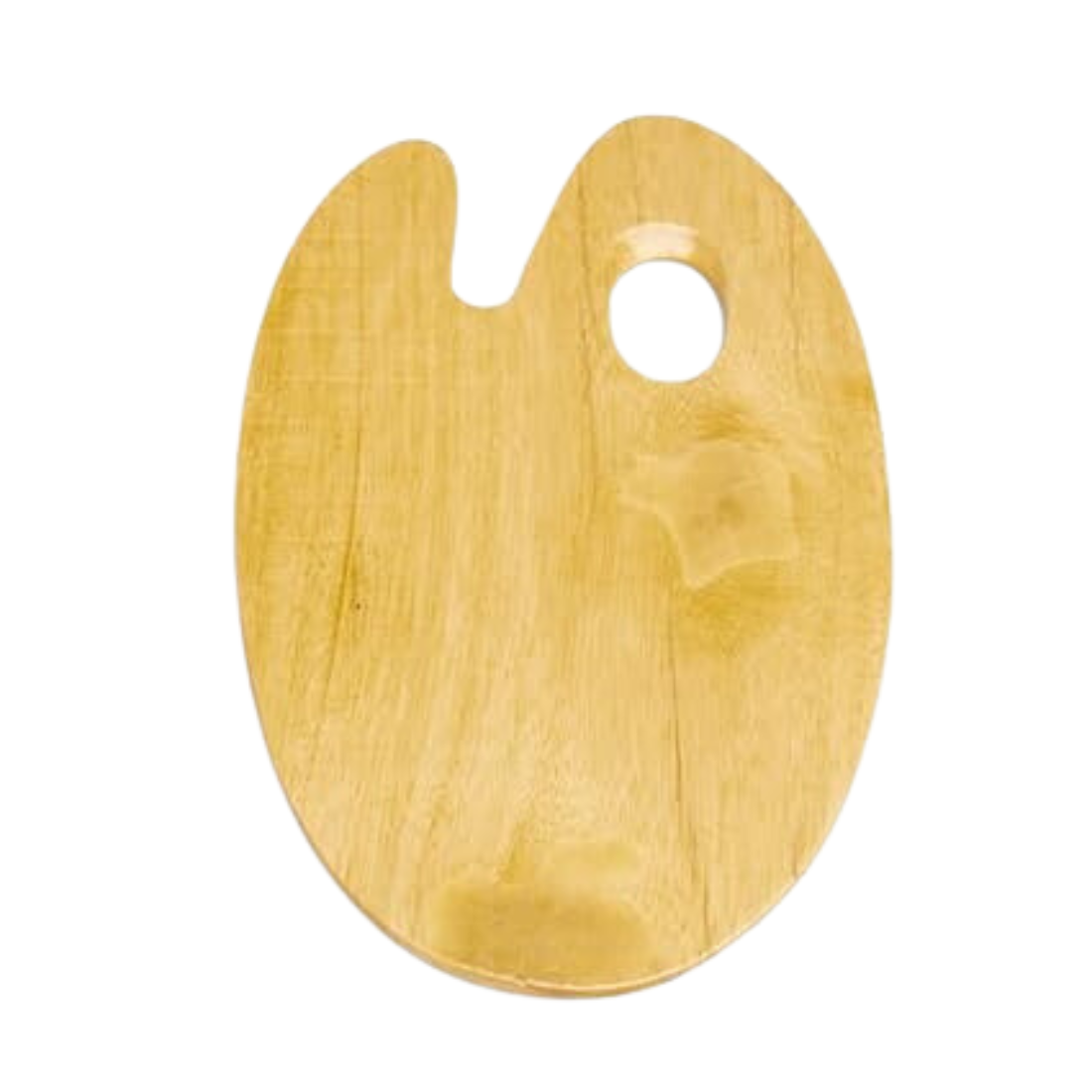 Oytra Wooden Painting Palette Oval Shaped 8 x 12 inches