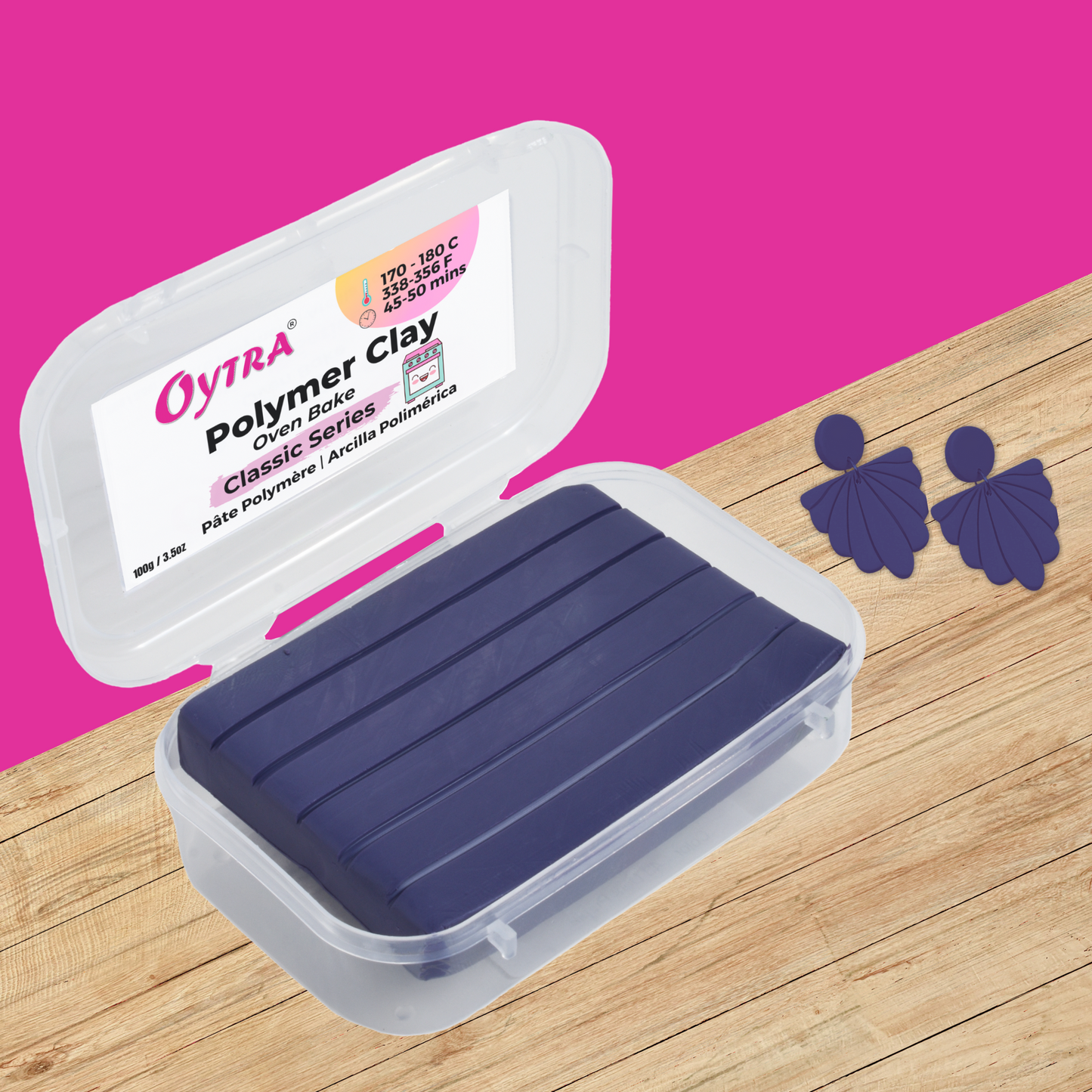 Polymer Clay Oven Bake Classic Series Dark Purple 43