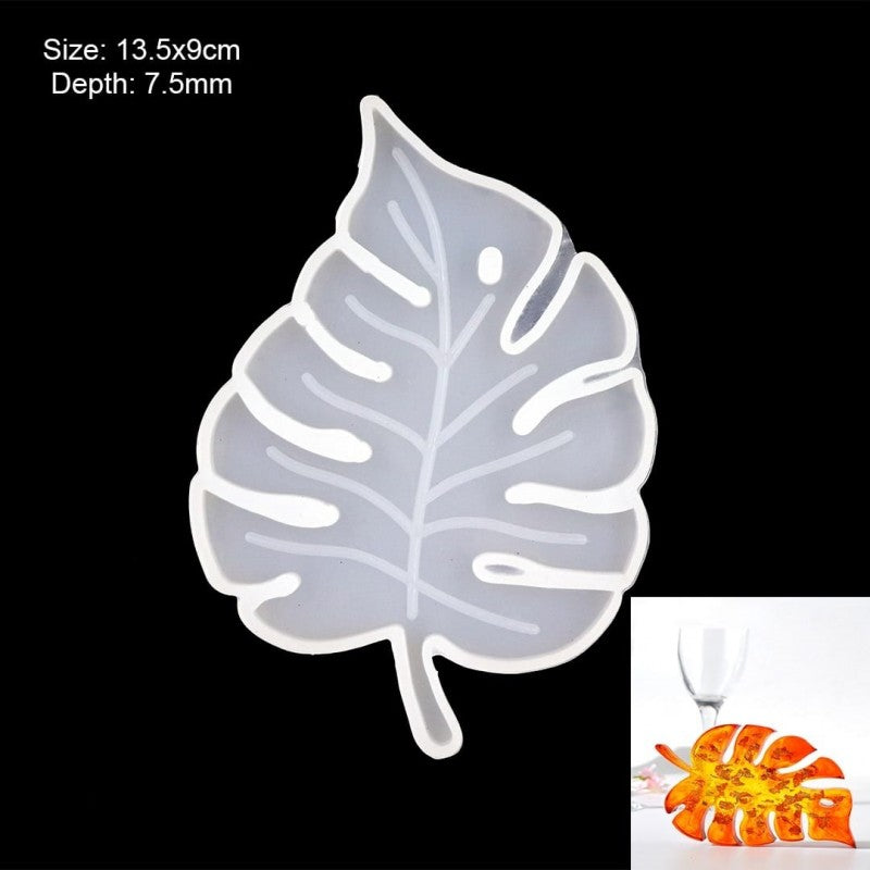 Leaf-Shaped Silicone Resin Molds