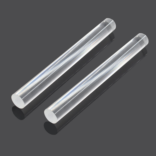 2 Pc Acrylic Rolling Pin 8 Inches 2 cm Diameter