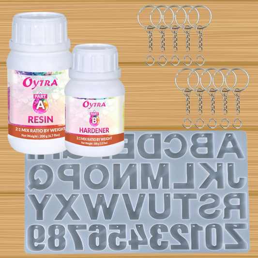 Resin Art Keychain Making Kit
