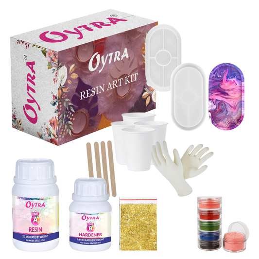 Resin Art Oval Tray Making Kit
