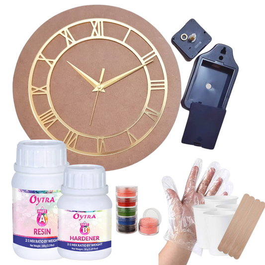 Resin Art Clock Making Kit