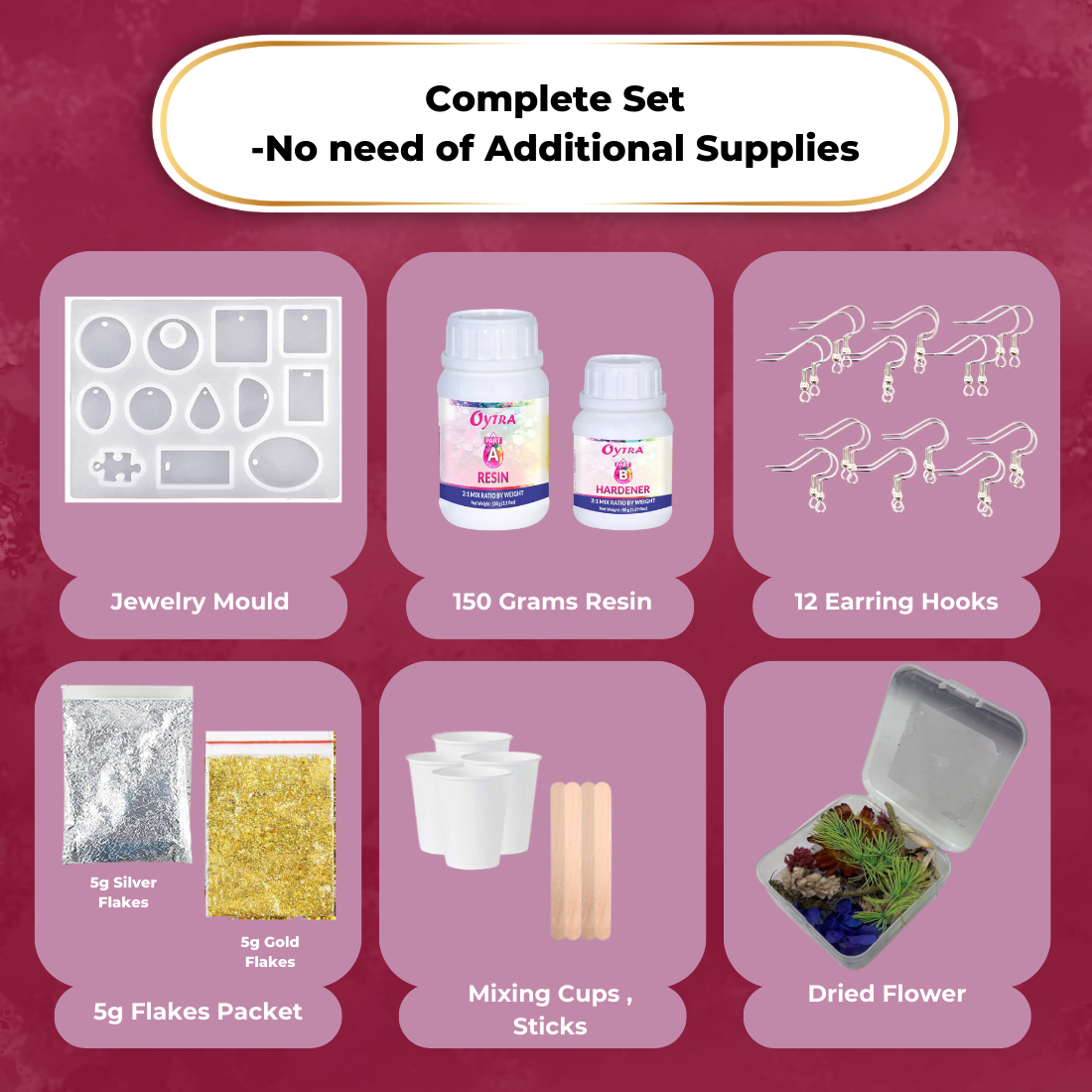 Resin Art Jewellery Making Kit