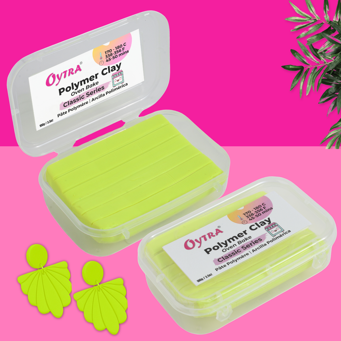 Polymer Clay Oven Bake Classic Series Neon Yellow 33