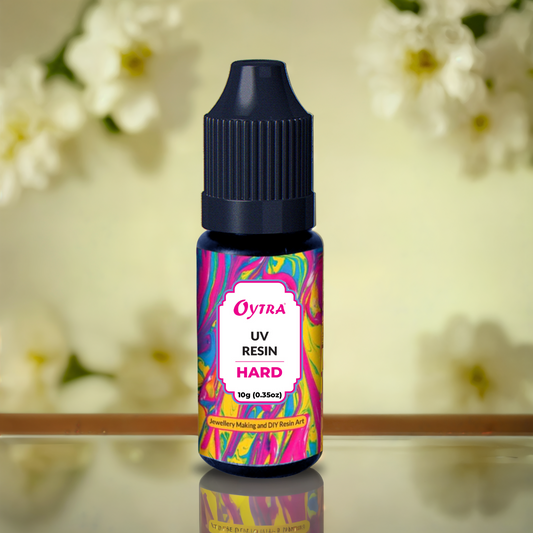 Oytra 100 g UV Resin Hard crystal clear, glossy, fast-curing ideal for jewelry making