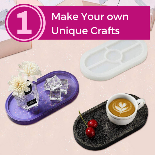 Oval Tray Resin Art Mould