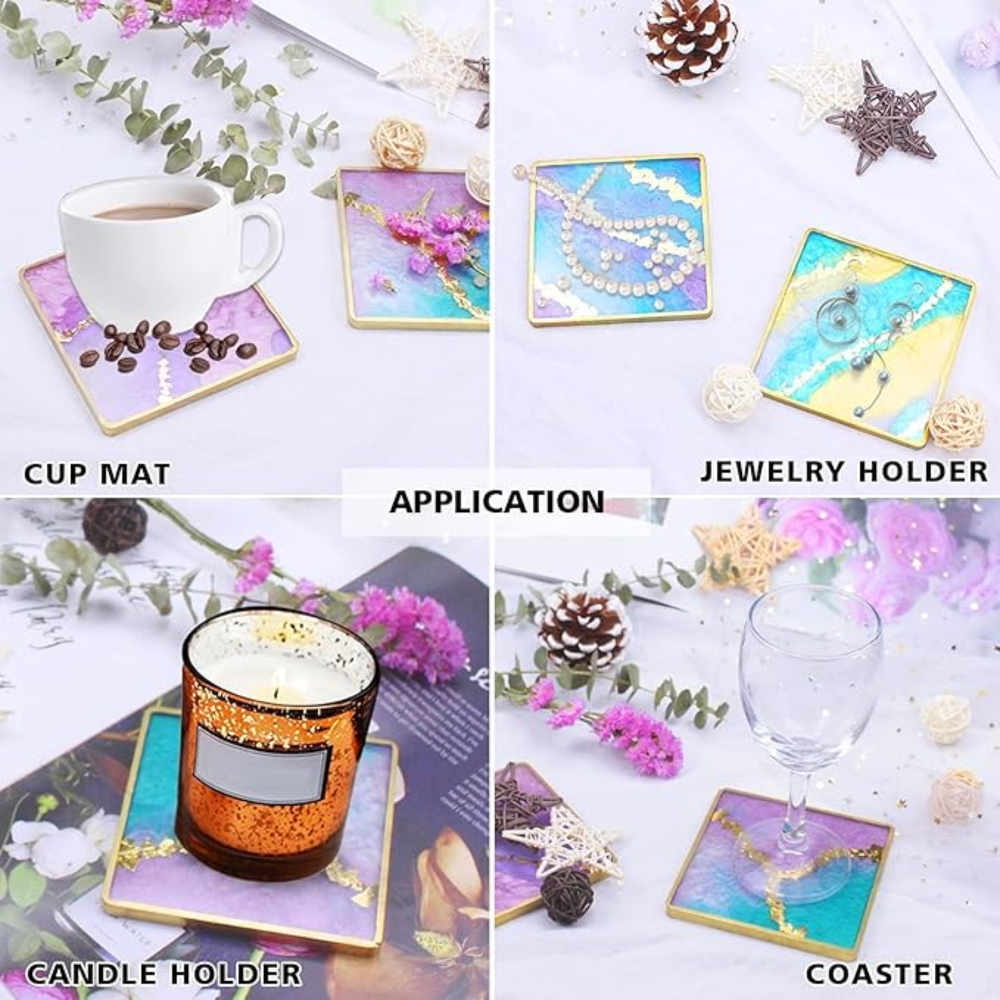 12 Inch Plain Square Resin Mould