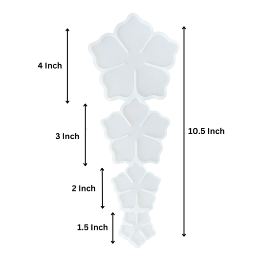 Flower Resin Mould (4 In 1)