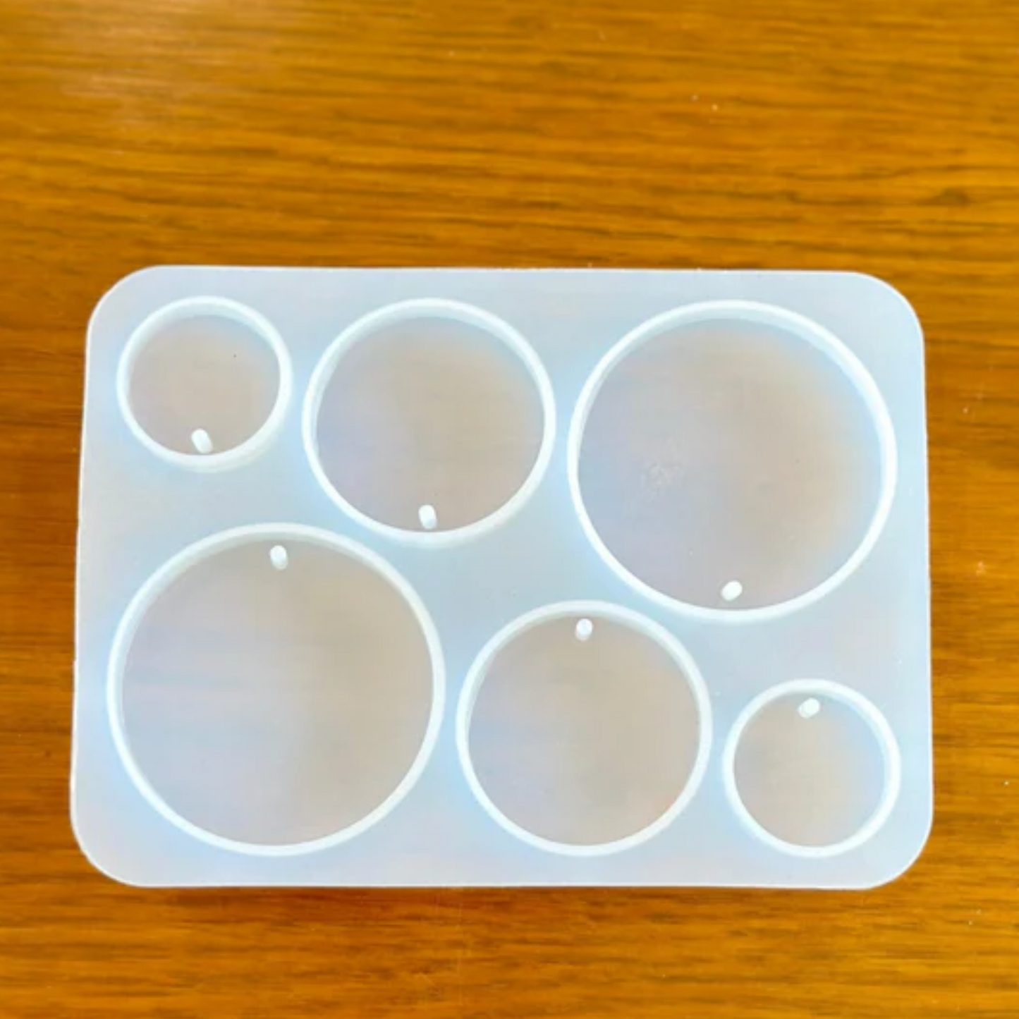 6 Cavity Round Shape Resin Mould