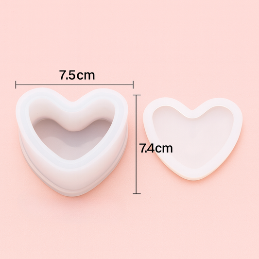 Heart Gift Box Resin Art Mould