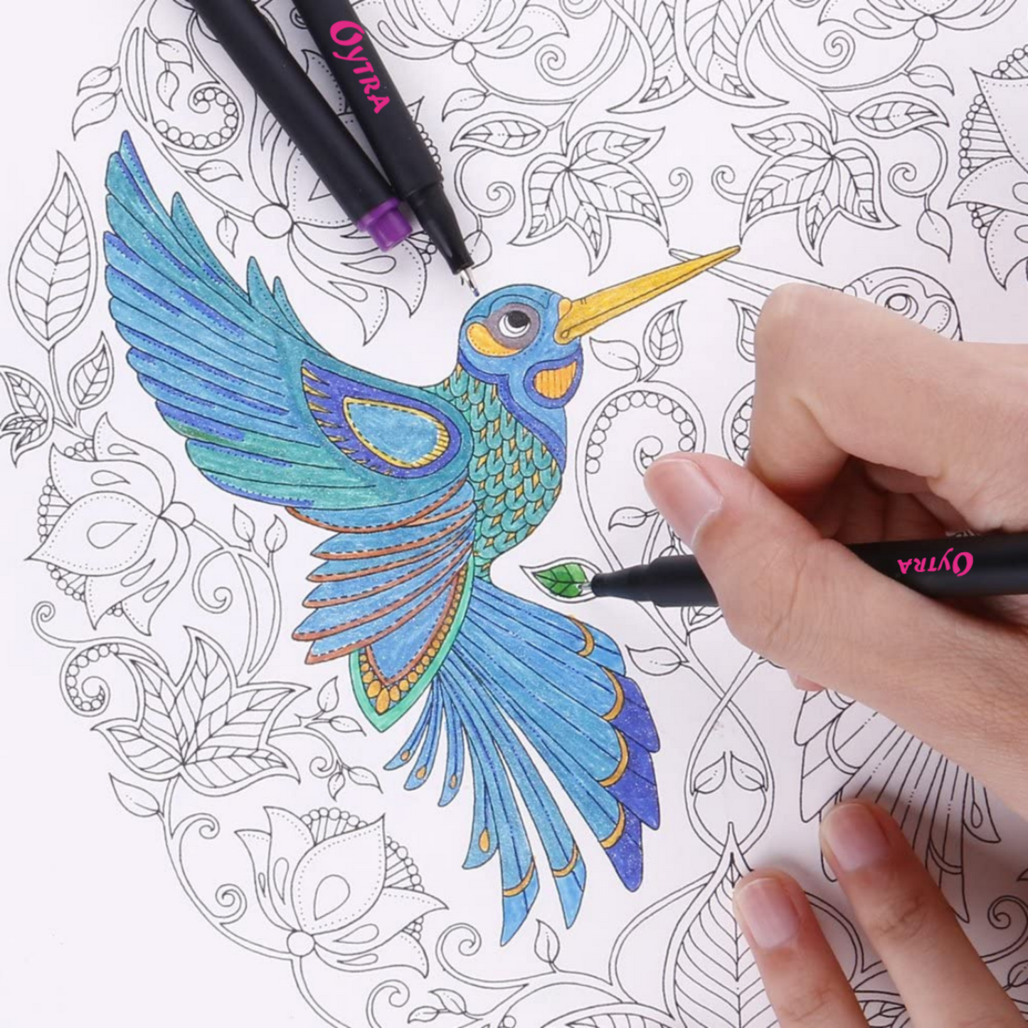 24 Colors Fineliner Coloured Pens Multicolor
