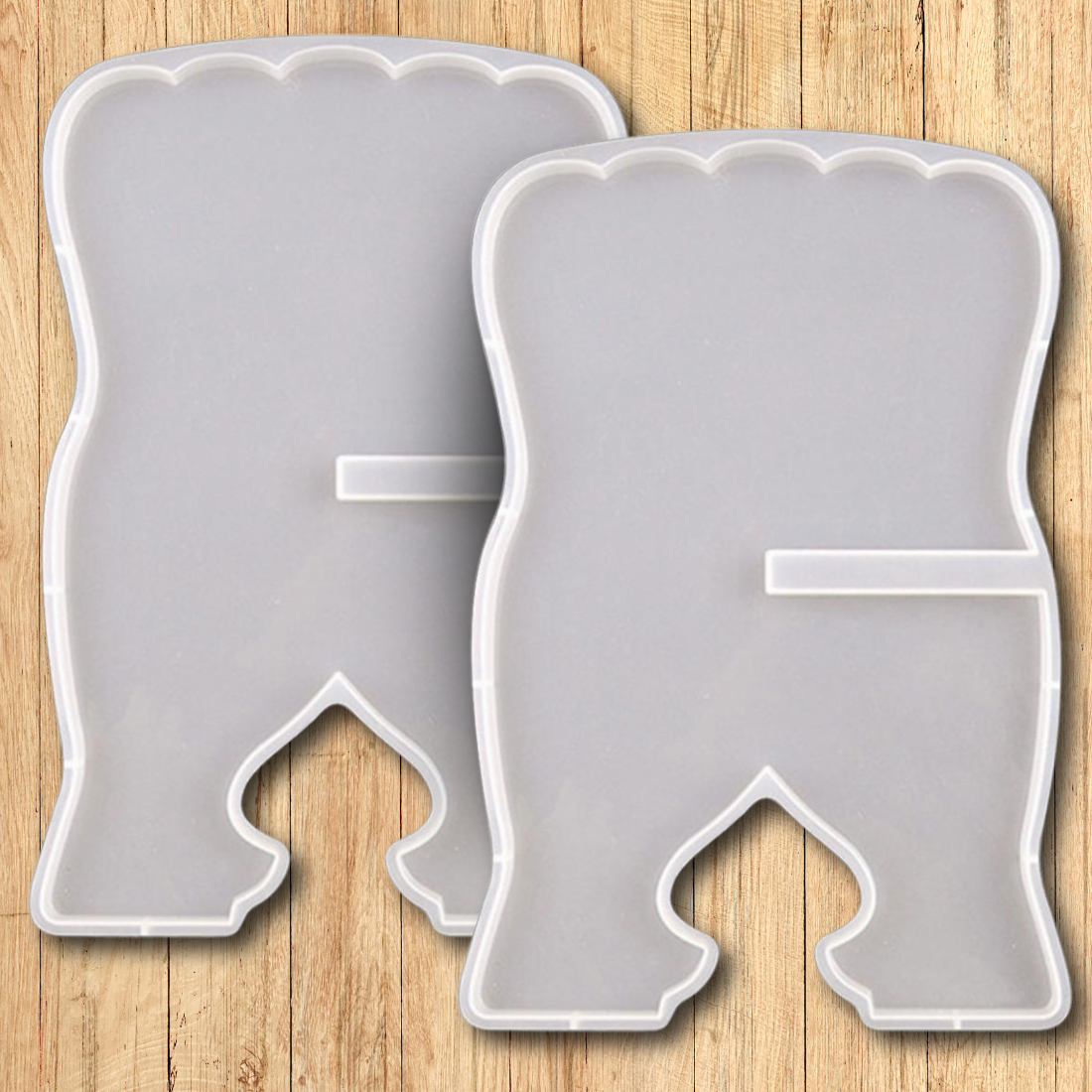 Big Book Stand Holder Resin Art Silicone Mould 2 Pc
