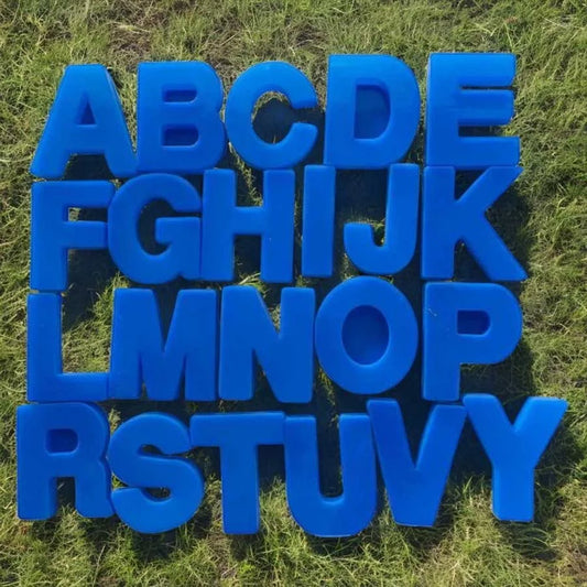 Alphabet 6 Inch Mould 22 Piece Resin Mould