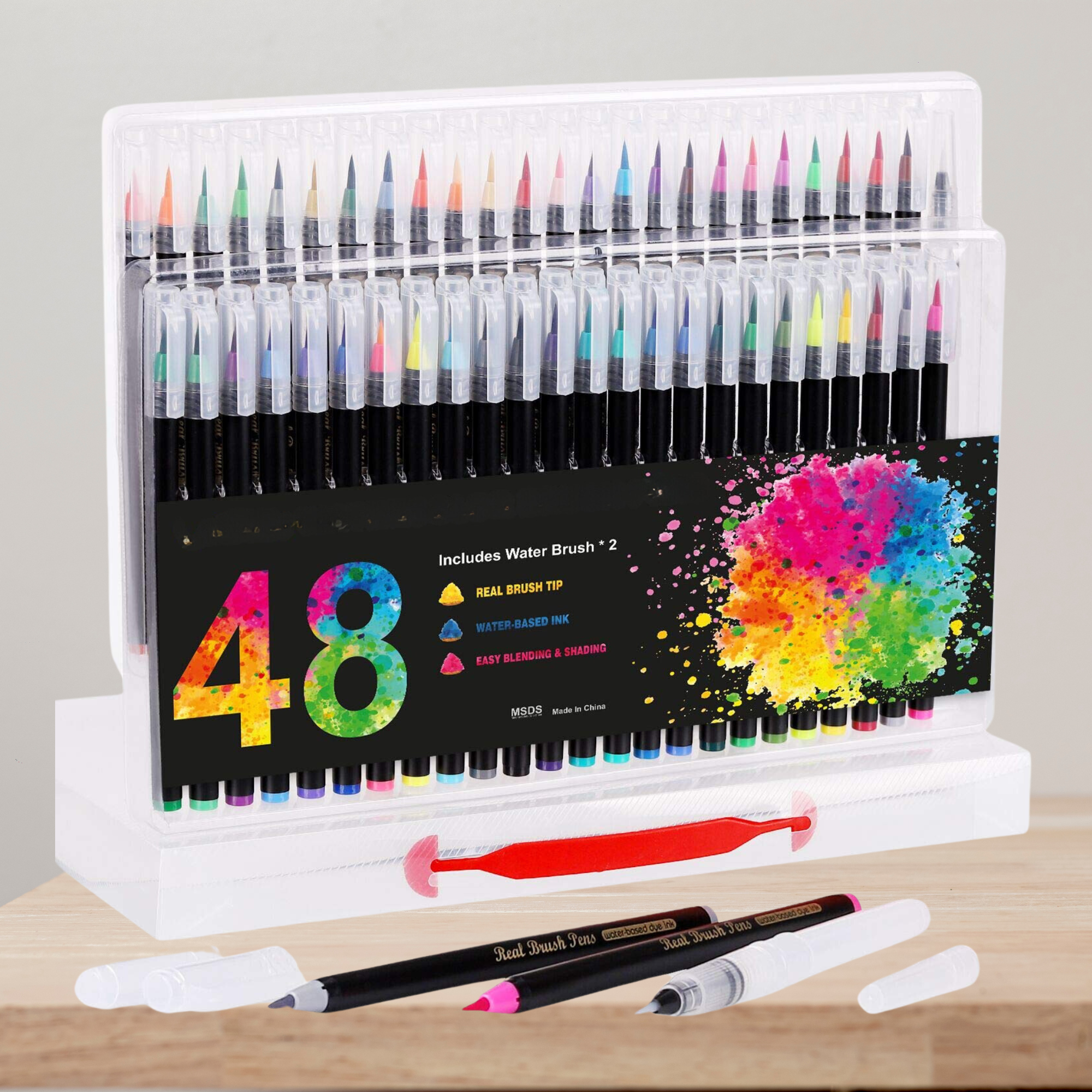 Drawing Water Brush Pen Price Real Brush Pens® Set Of 48 —