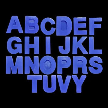 Alphabet 6 Inch Mould 22 Piece Resin Mould