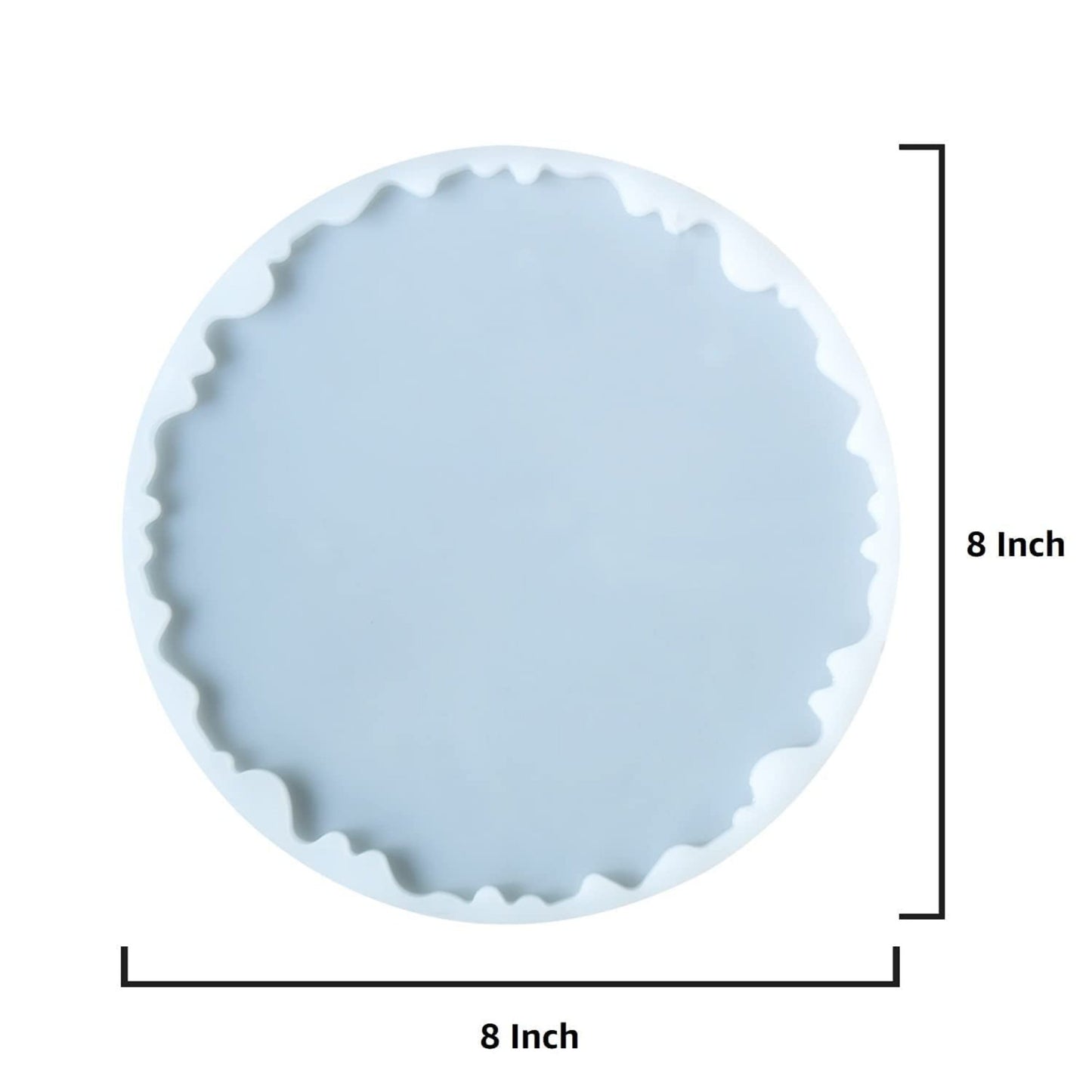 8 inch Agate Silicone Resin Tray Mold SRN23